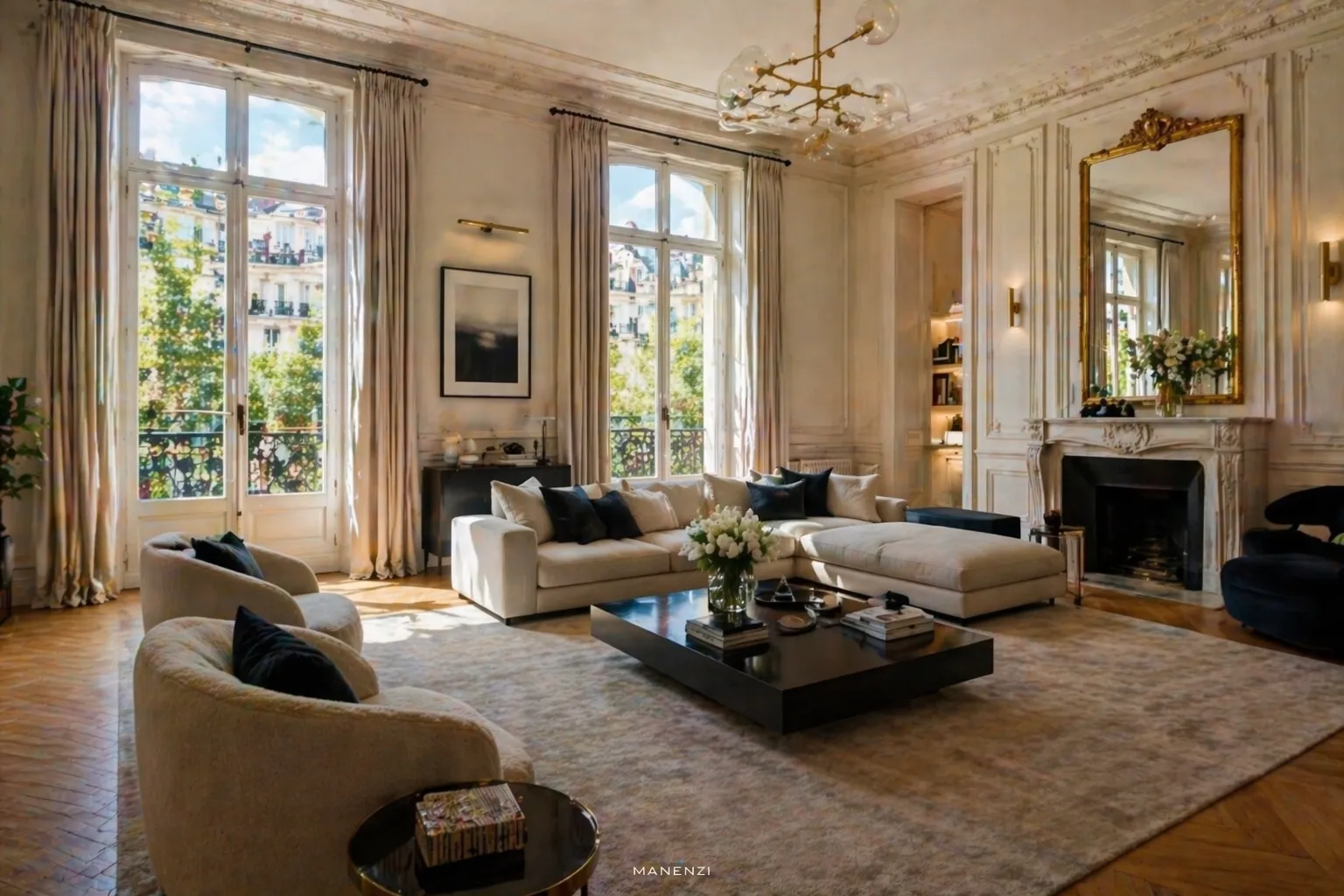 Déco pour un appartement haussmannien manenzi