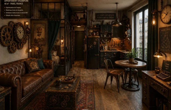 Déco steampunk : comment créer cet univers chez vous sans tomber dans le carnaval