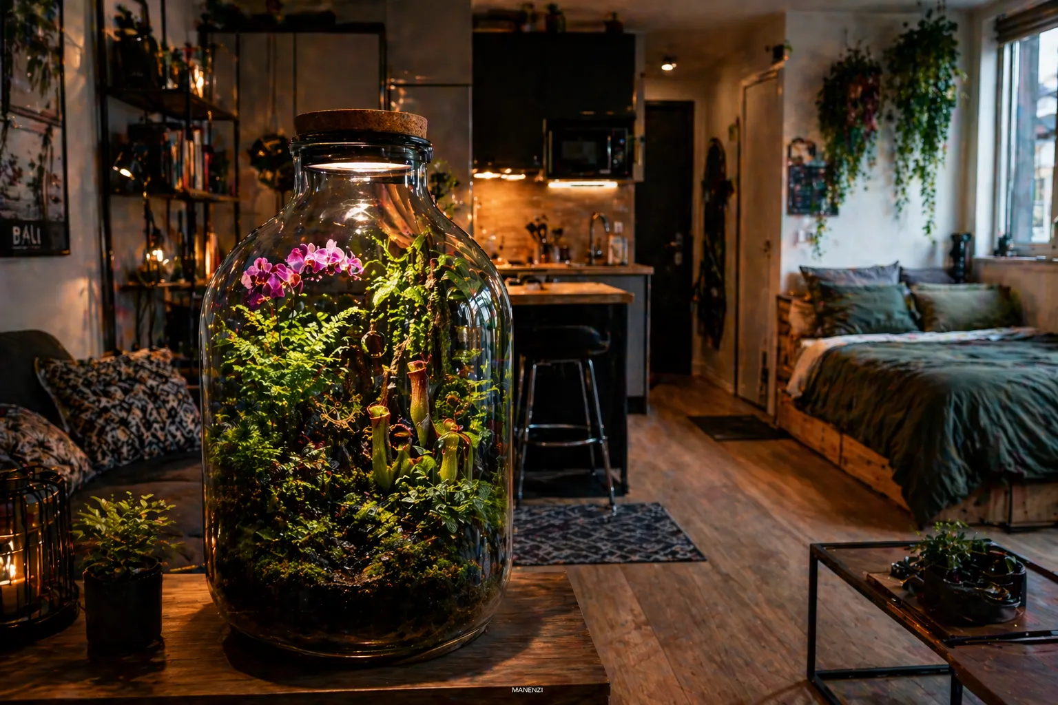 terrarium fermé avec couvercle manenzi